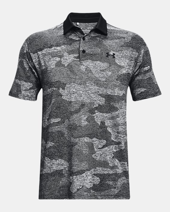 Men's UA Playoff 2.0 Jacquard Polo in Black image number 4